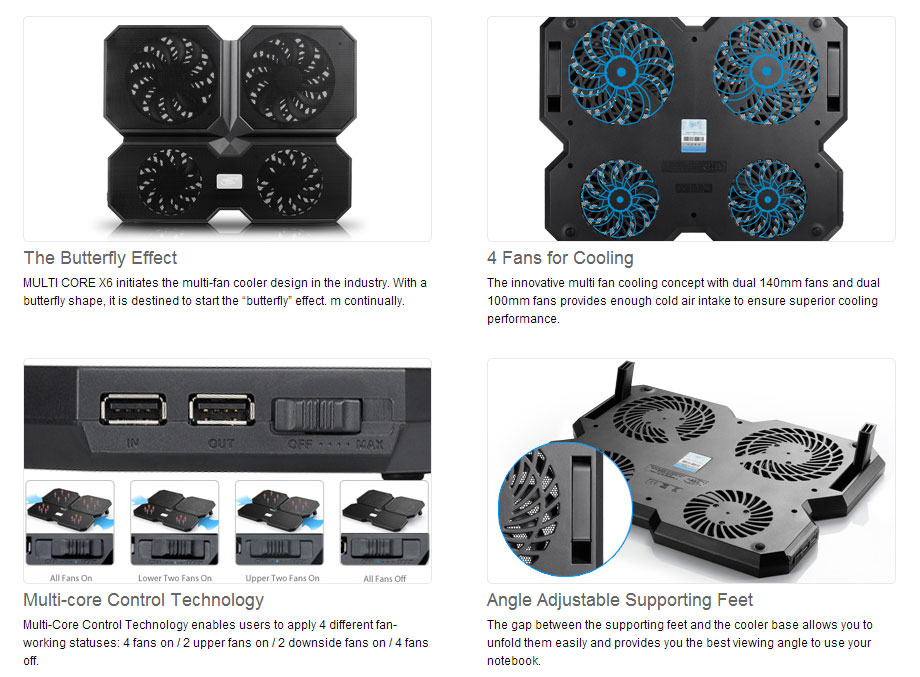 ديپ کول U Pal و Multi Core X6